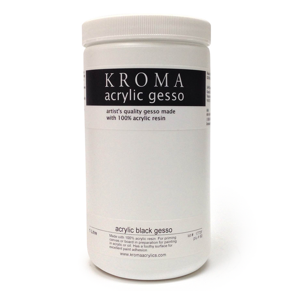 A Black Gesso Kind of Day – Kroma Artist's Acrylics