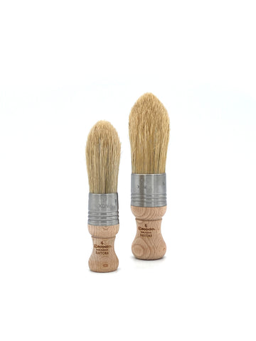 Natural Chunking Stubby Handle Brush (oval)