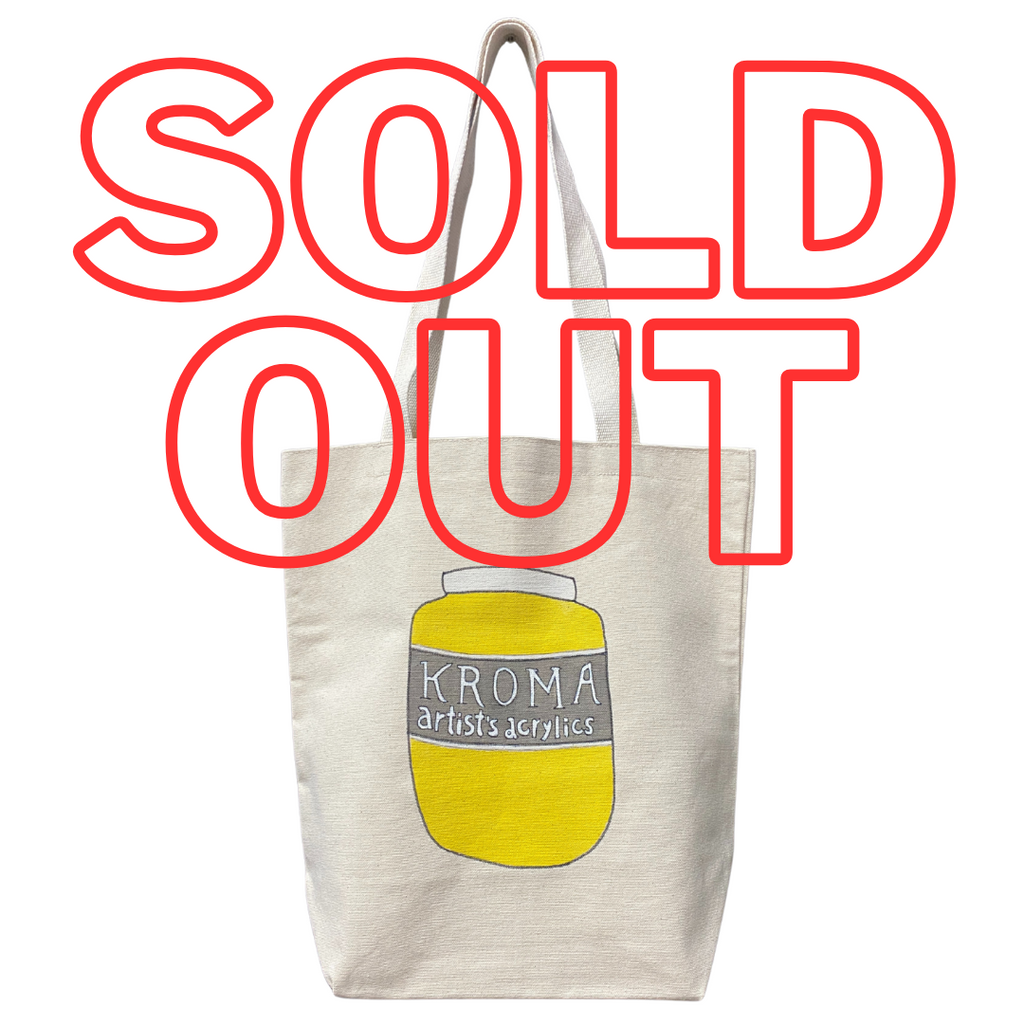 handmade tote bag - hansa medium yellow