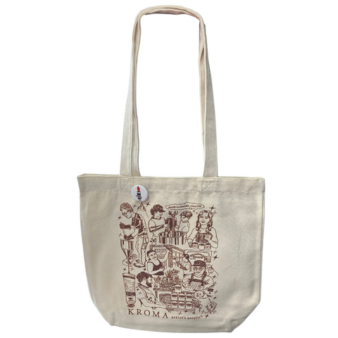 small tote bag - brown